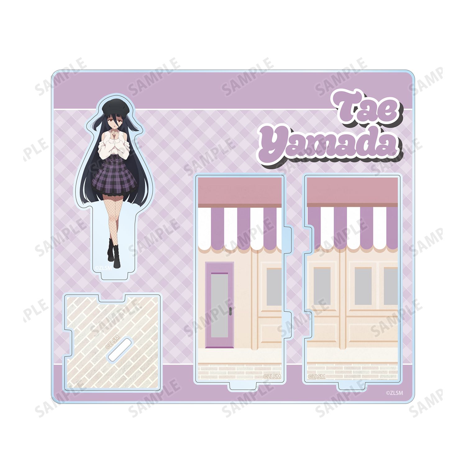 劇場版『ゾンビランドサガ ゆめぎんがパラダイス』 山田 たえ 私服ver. キューブ型ジオラマ風アクリルスタンド 画像 3 | AniSmile