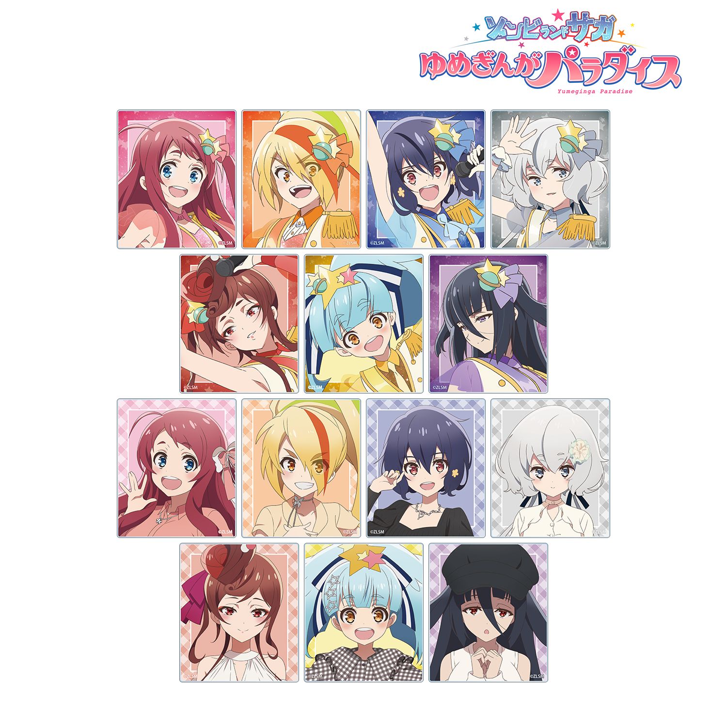 劇場版『ゾンビランドサガ ゆめぎんがパラダイス』 トレーディングアクリルカード(単位/単品) 画像 2 | AniSmile