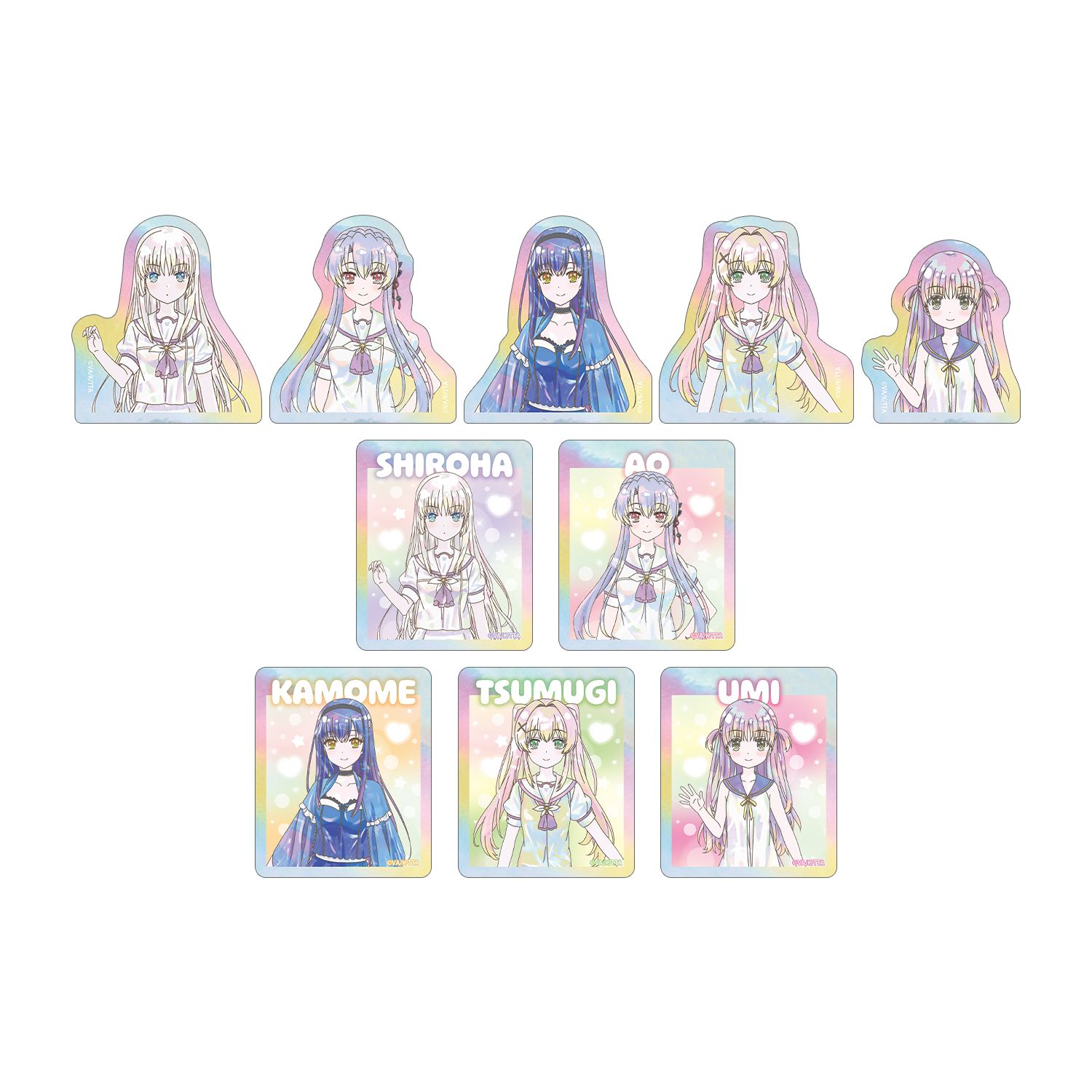 TVアニメ『Summer Pockets』 トレーディング Ani-Art KAWAII label オーロラダイカットステッカー(単位/単品) - 公式商品画像 | AniSmile