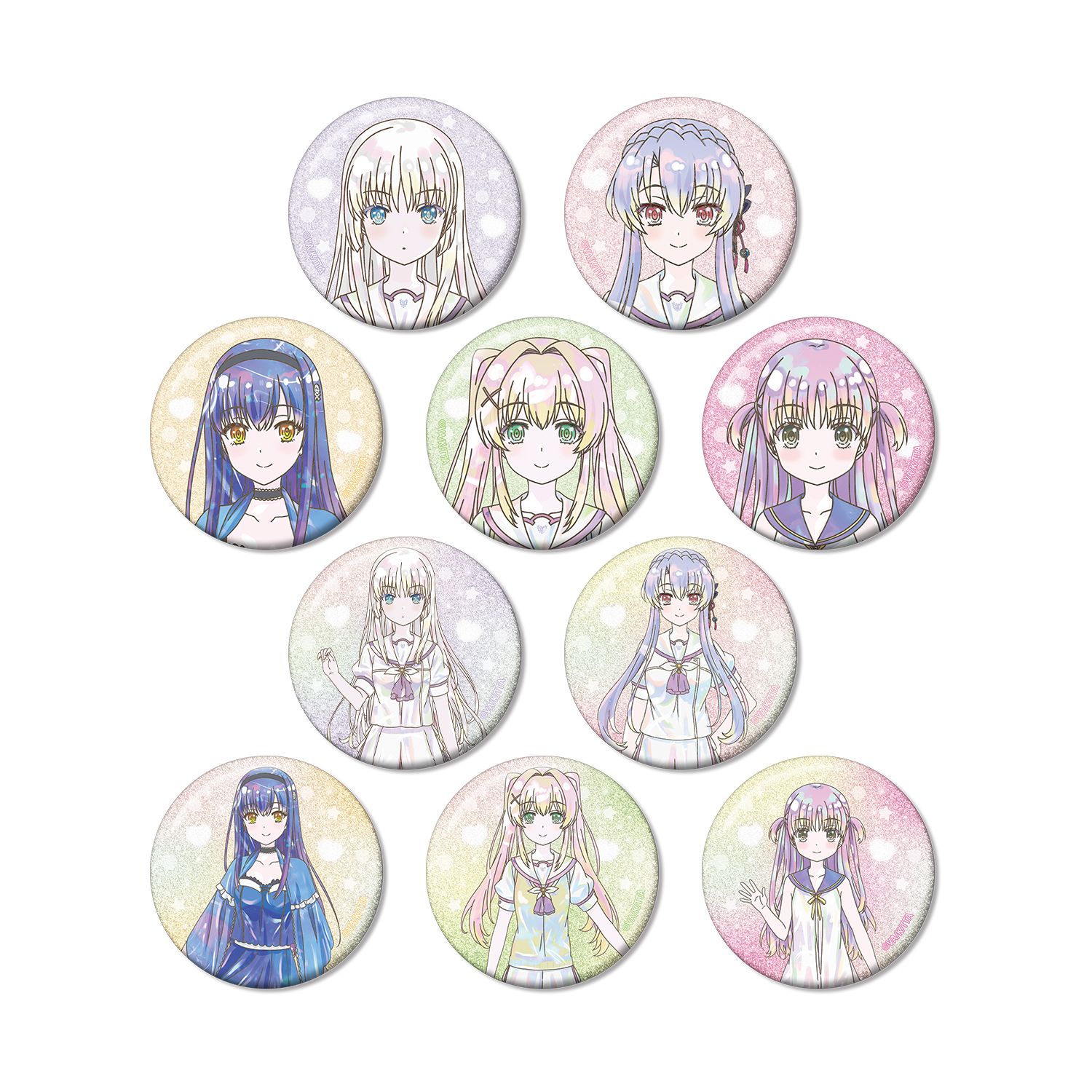 TVアニメ『Summer Pockets』 トレーディング Ani-Art KAWAII label グリッター缶バッジ(単位/単品) - 公式商品画像 | AniSmile