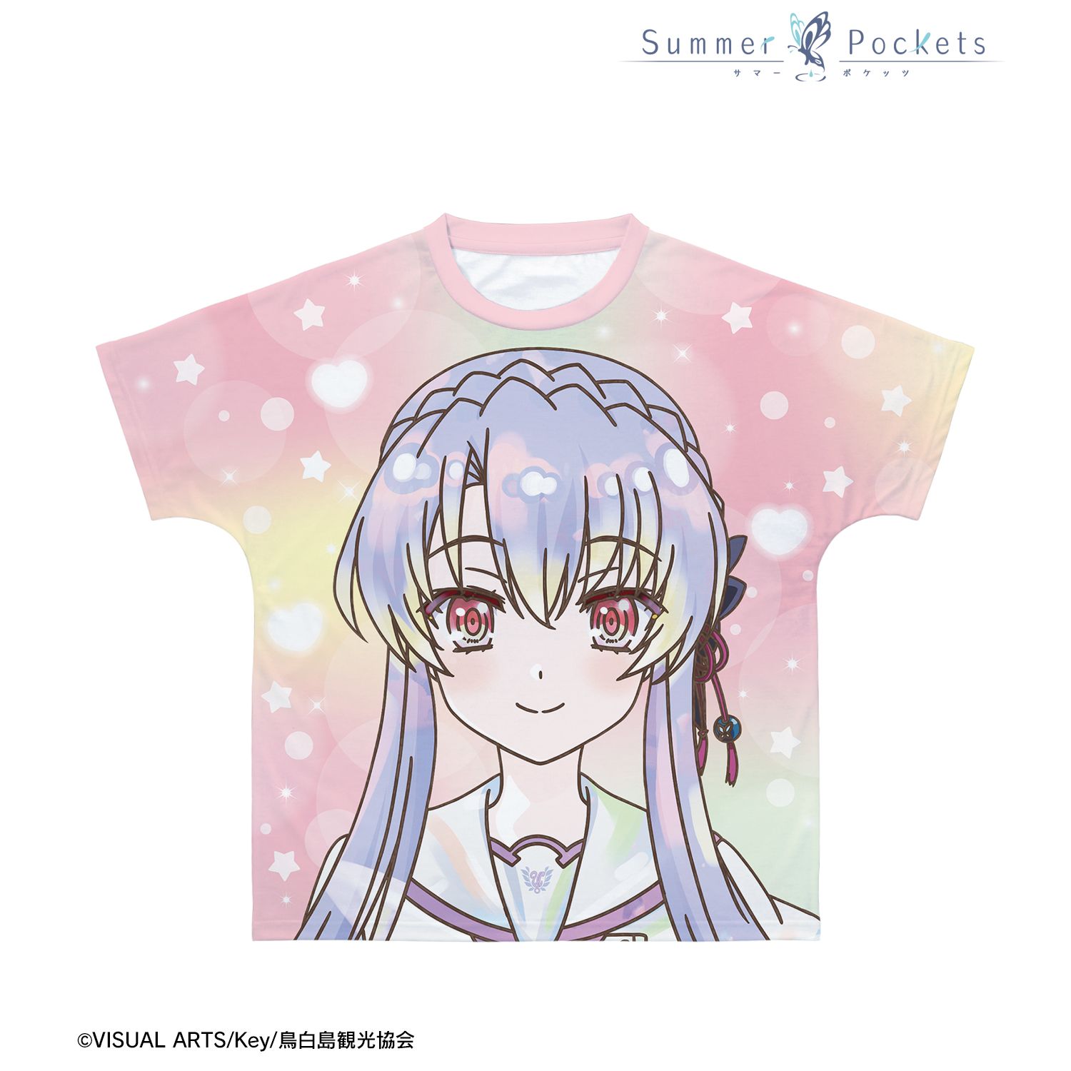 TVアニメ『Summer Pockets』 空門蒼 Ani-Art KAWAII label フルグラフィックTシャツユニセックス(サイズ/L) 画像 3 | AniSmile