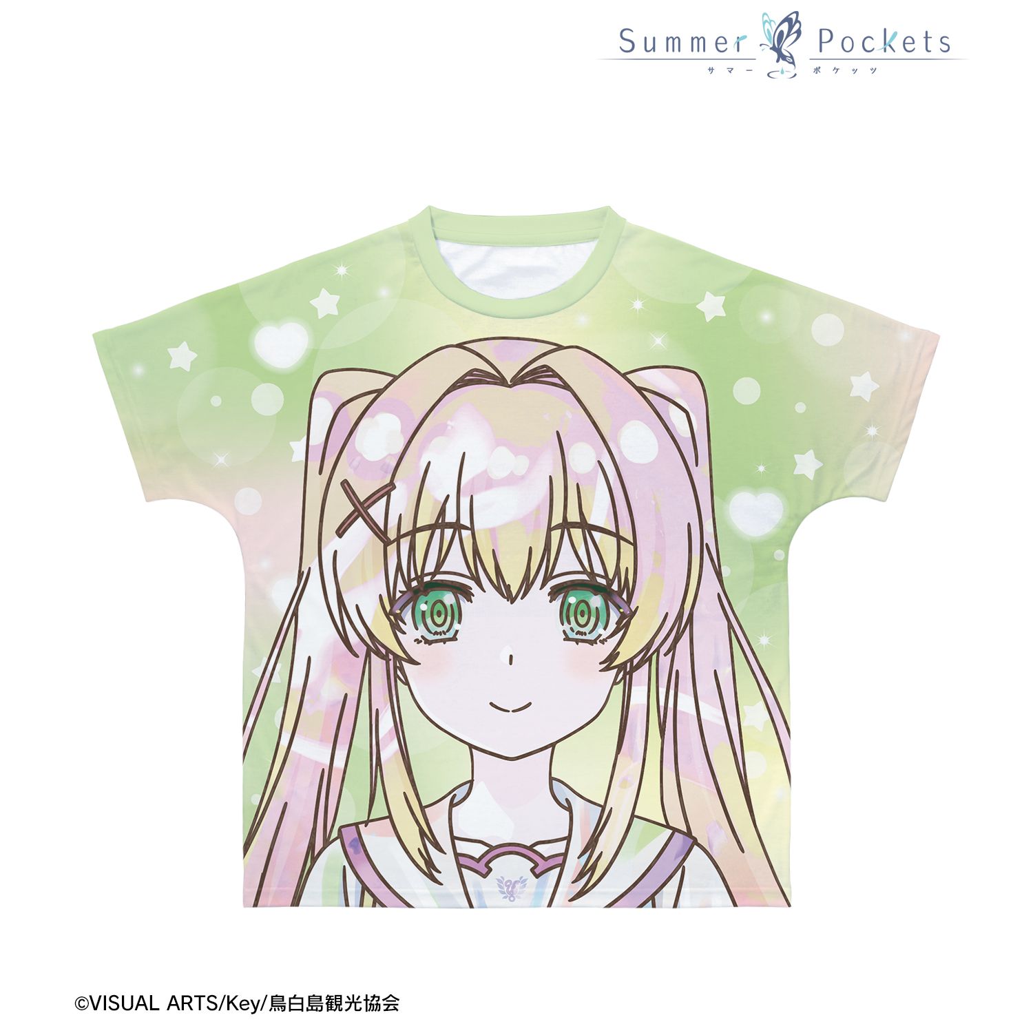 TVアニメ『Summer Pockets』 紬ヴェンダース Ani-Art KAWAII label フルグラフィックTシャツユニセックス(サイズ/XS) 画像 2 | AniSmile