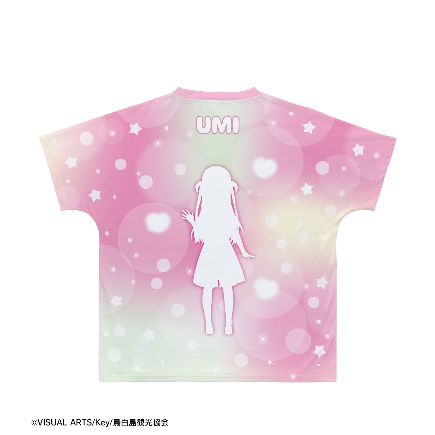 TVアニメ『Summer Pockets』 加藤うみ Ani-Art KAWAII label フルグラフィックTシャツユニセックス(サイズ/XXL) 画像 3 | AniSmile