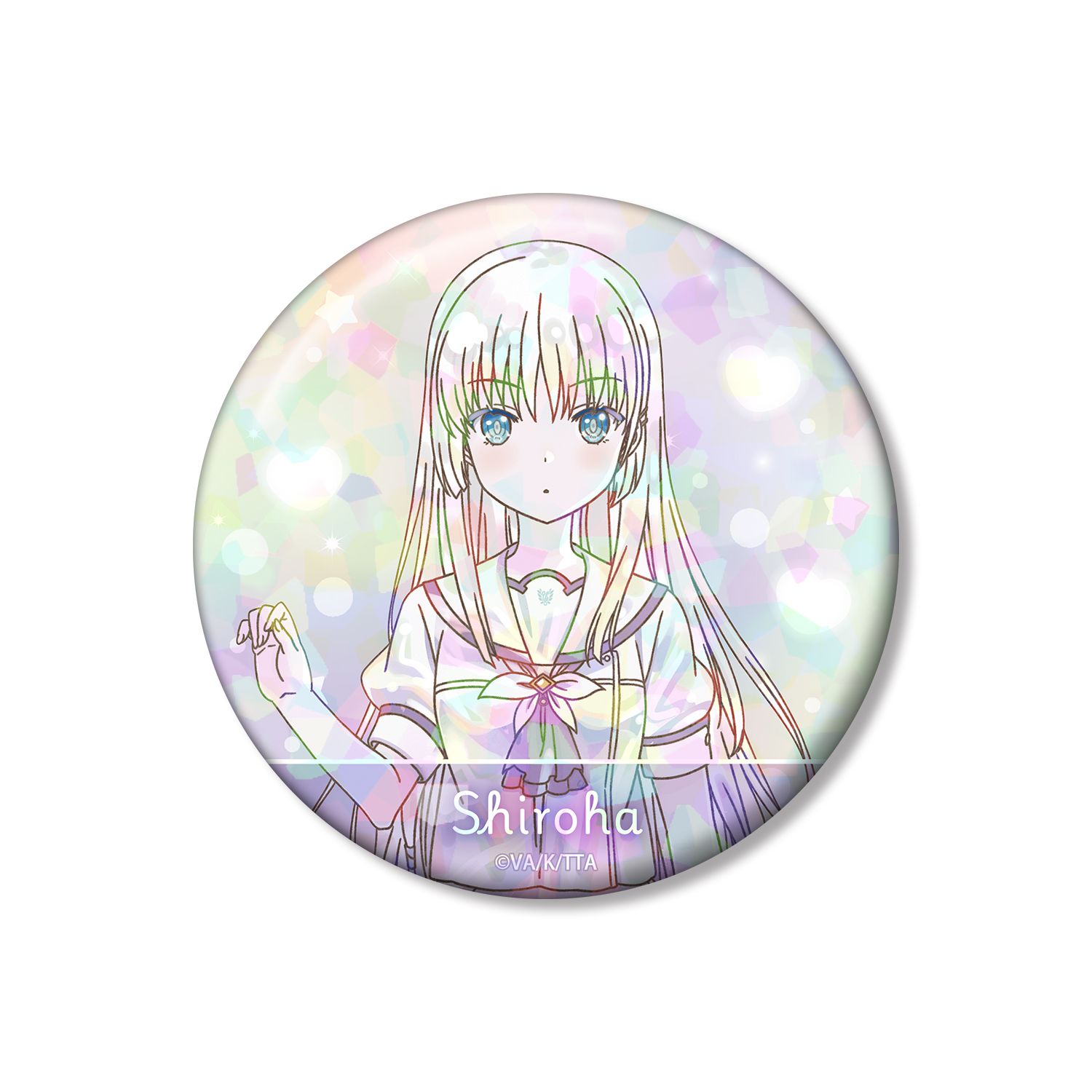 TVアニメ『Summer Pockets』 鳴瀬しろは Ani-Art KAWAII label 75mmホログラム缶バッジ - 公式商品画像 | AniSmile