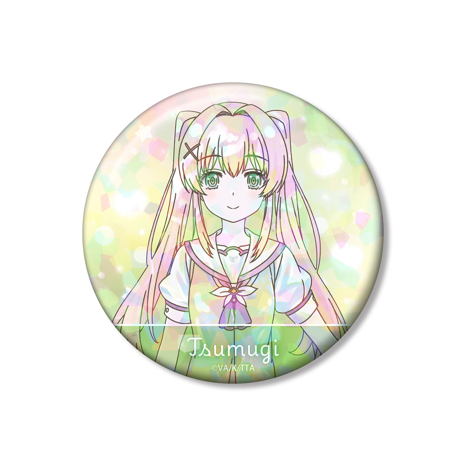 TVアニメ『Summer Pockets』 紬ヴェンダース Ani-Art KAWAII label 75mmホログラム缶バッジ - 公式商品画像 | AniSmile