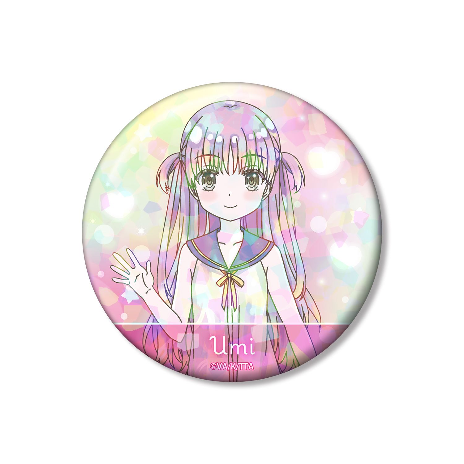 TVアニメ『Summer Pockets』 加藤うみ Ani-Art KAWAII label 75mmホログラム缶バッジ - 公式商品画像 | AniSmile