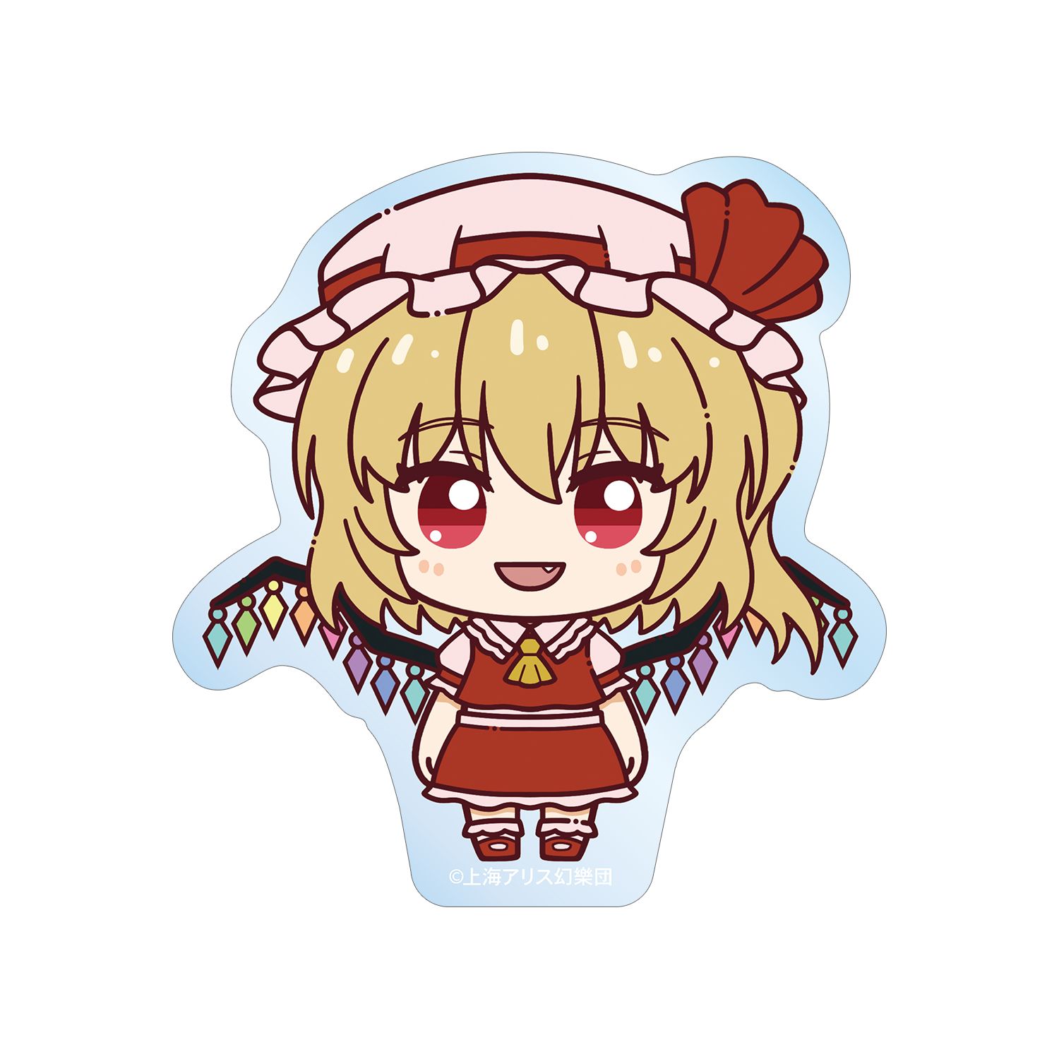 東方Project フランドール・スカーレット ちょこんと! クリアダイカットステッカー - 公式商品画像 | AniSmile