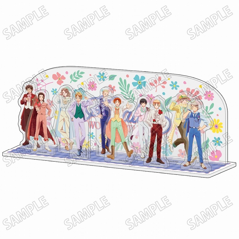 アニメ「ヘタリア World★Stars」 描き下ろしアクリルジオラマ【フラワーパレードver.】 - 公式商品画像 | AniSmile