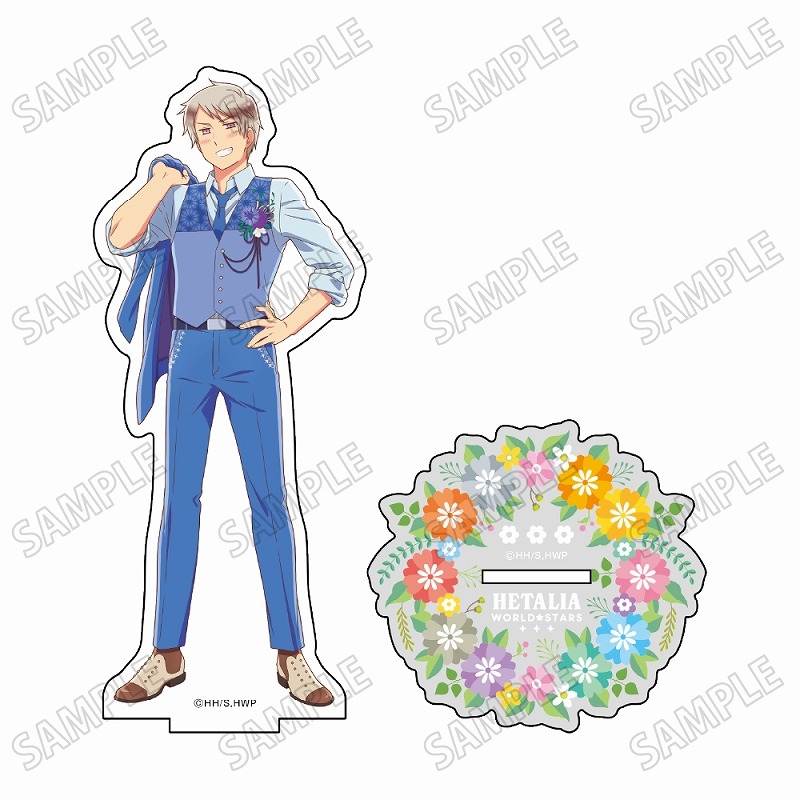 アニメ「ヘタリア World★Stars」 描き下ろしBIGアクリルスタンド【フラワーパレードver.】10プロイセン - 公式商品画像 | AniSmile