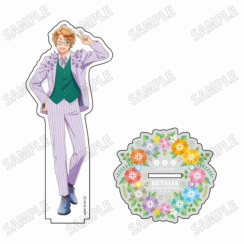 アニメ「ヘタリア World★Stars」 描き下ろしBIGアクリルスタンド【フラワーパレードver.】4アメリカ - 公式商品画像 | AniSmile