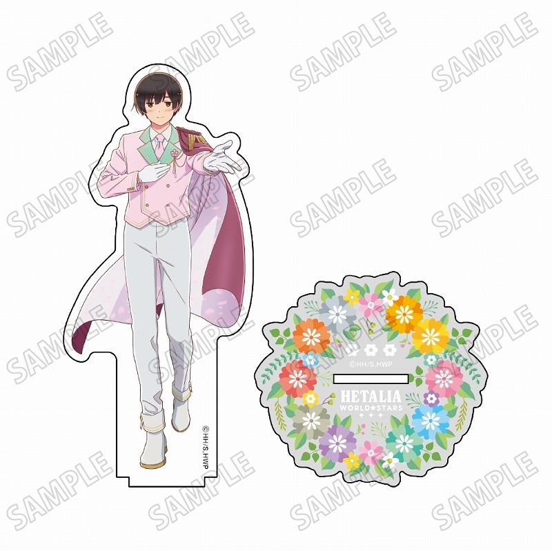 アニメ「ヘタリア World★Stars」 描き下ろしBIGアクリルスタンド【フラワーパレードver.】3日本 - 公式商品画像 | AniSmile