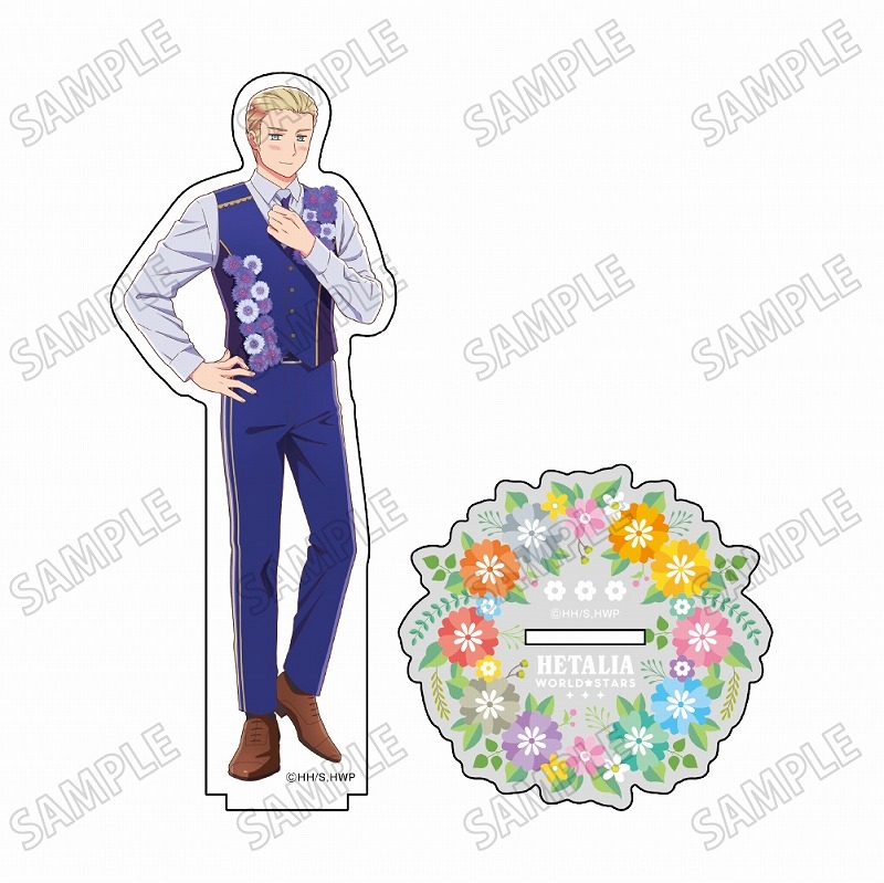 アニメ「ヘタリア World★Stars」 描き下ろしBIGアクリルスタンド【フラワーパレードver.】2ドイツ - 公式商品画像 | AniSmile