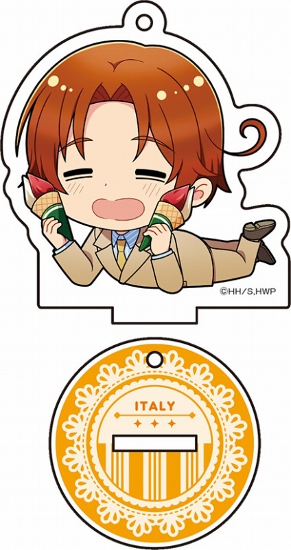 アニメ「ヘタリア World★Stars」 ごろりんアクリルキーホルダーコレクション 画像 2 | AniSmile