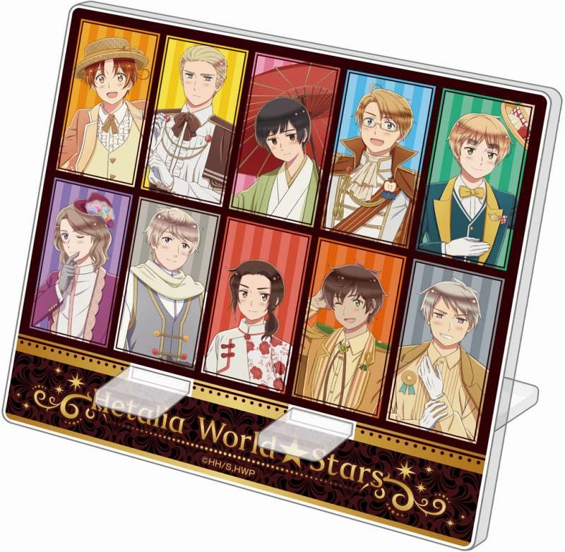 アニメ「ヘタリア World★Stars」 描き下ろしアクリルマルチスタンド【スイーツパレードver.】 画像 2 | AniSmile