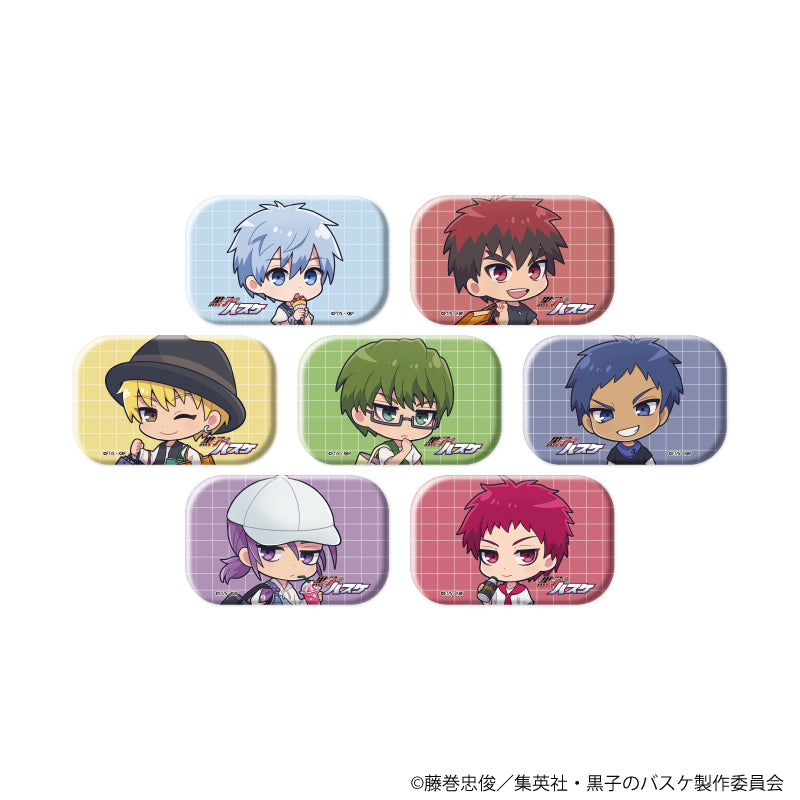スクエア缶バッジ(横長)「黒子のバスケ」02/ストリートショッピングver. ブラインド(全7種)(ミニキャライラスト) - 公式商品画像 | AniSmile