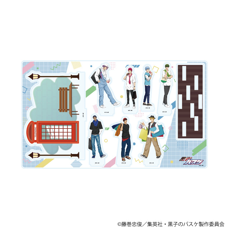 プレミアム アクリルジオラマプレート「黒子のバスケ」10/ストリートショッピングver. 集合デザイン(描き下ろしイラスト) - 公式商品画像 | AniSmile