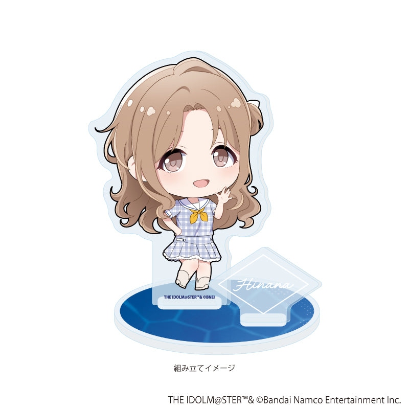 アクリルスタンドプレート「アイドルマスター シャイニーカラーズ」04/市川雛菜 セーラー風アイドル衣装ver.(ミニキャライラスト) 画像 2 | AniSmile