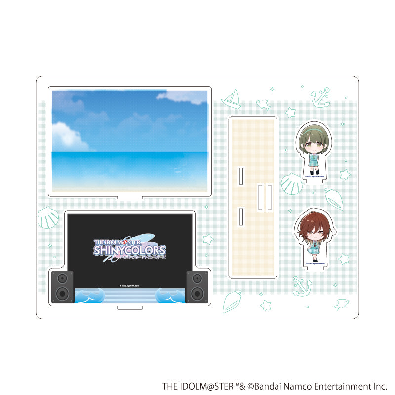 アクリルジオラマ「アイドルマスター シャイニーカラーズ」04/283プロ シーズ セーラー風アイドル衣装ver.(ミニキャライラスト) - 公式商品画像 | AniSmile