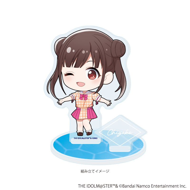 アクリルスタンドプレート「アイドルマスター シャイニーカラーズ」06/園田智代子 セーラー風アイドル衣装ver.(ミニキャライラスト) 画像 2 | AniSmile