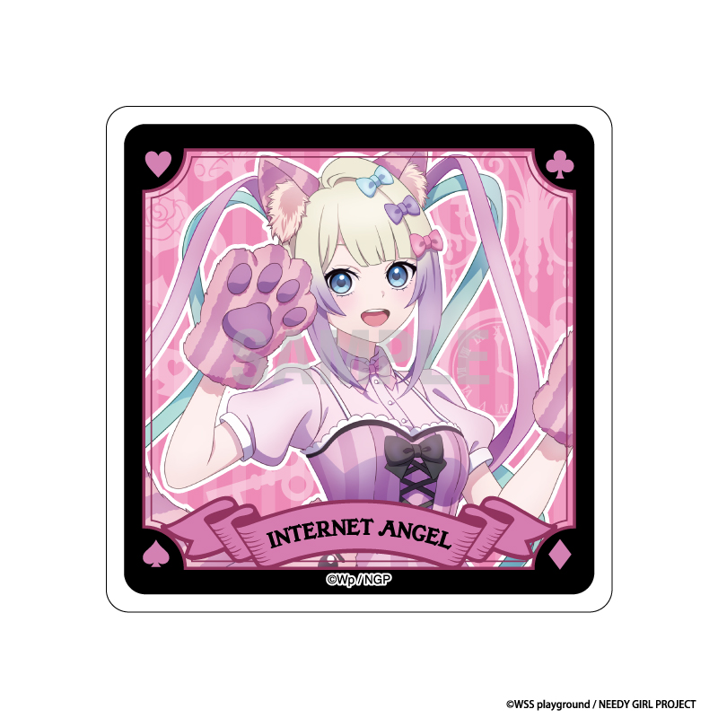 NEEDY GIRL OVERDOSE アクリルコースター 超てんちゃん チェシャ猫ver - 公式商品画像 | AniSmile