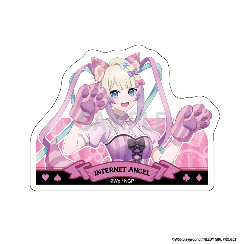 NEEDY GIRL OVERDOSE アクリルメモクリップ 超てんちゃん チェシャ猫ver 画像 3 | AniSmile