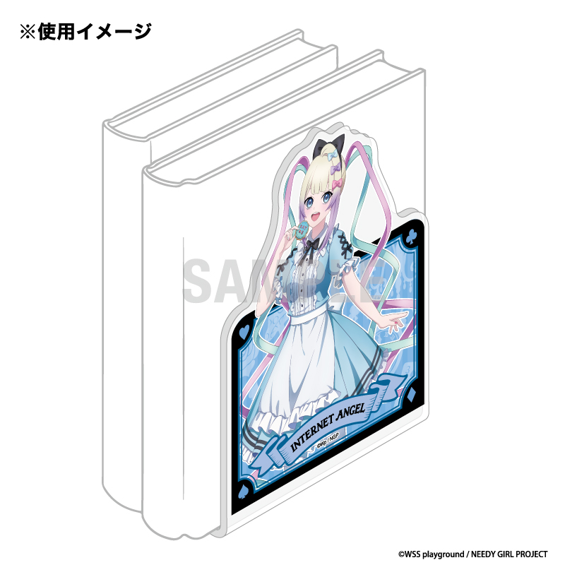 NEEDY GIRL OVERDOSE アクリルブックエンド 超てんちゃん アリスver 画像 3 | AniSmile