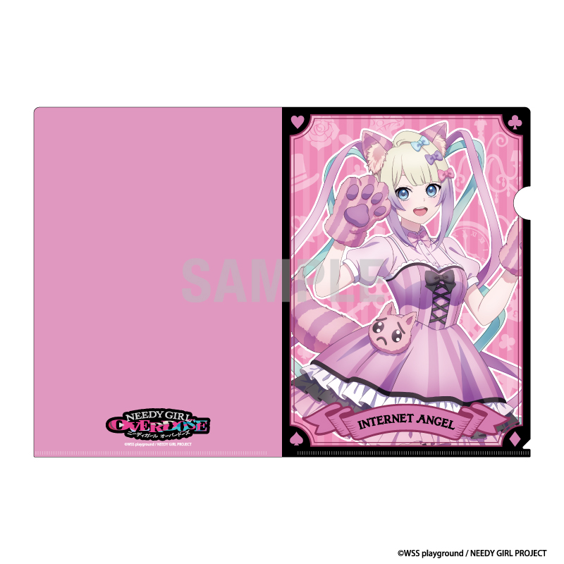 NEEDY GIRL OVERDOSE クリアファイル 超てんちゃん チェシャ猫ver 画像 2 | AniSmile