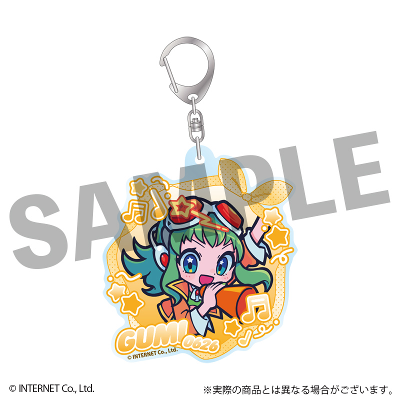 VOCALOID GUMI フレフレンズアクリルキーホルダー メガホンVer. - 公式商品画像 | AniSmile