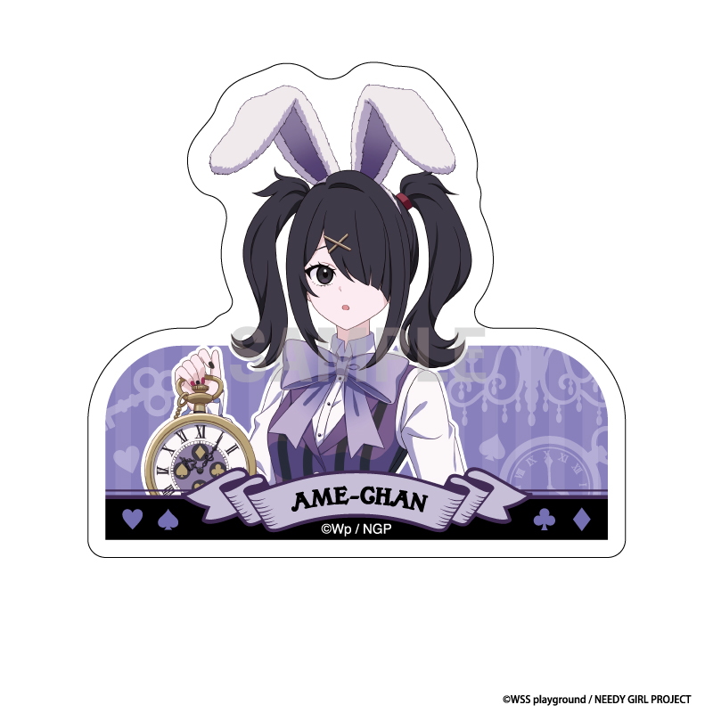 NEEDY GIRL OVERDOSE アクリルメモクリップ あめちゃん 白うさぎver 画像 3 | AniSmile