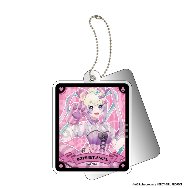 NEEDY GIRL OVERDOSE アクリルスライドミラー 超てんちゃん チェシャ猫ver - 公式商品画像 | AniSmile