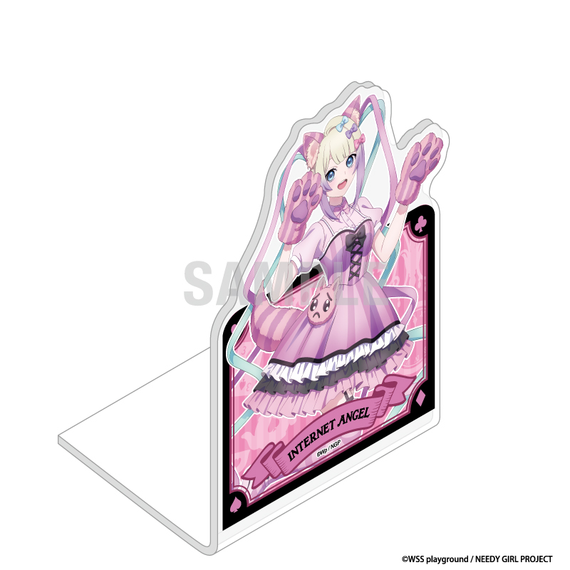 NEEDY GIRL OVERDOSE アクリルブックエンド 超てんちゃん チェシャ猫ver 画像 6 | AniSmile