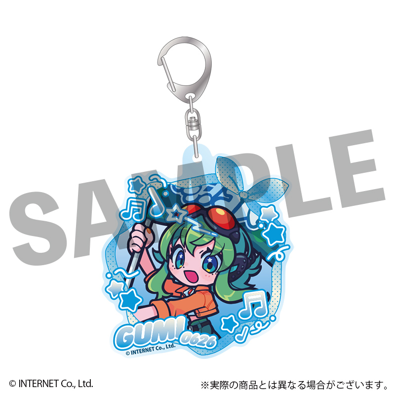 VOCALOID GUMI フレフレンズアクリルキーホルダー 旗Ver. 画像 2 | AniSmile