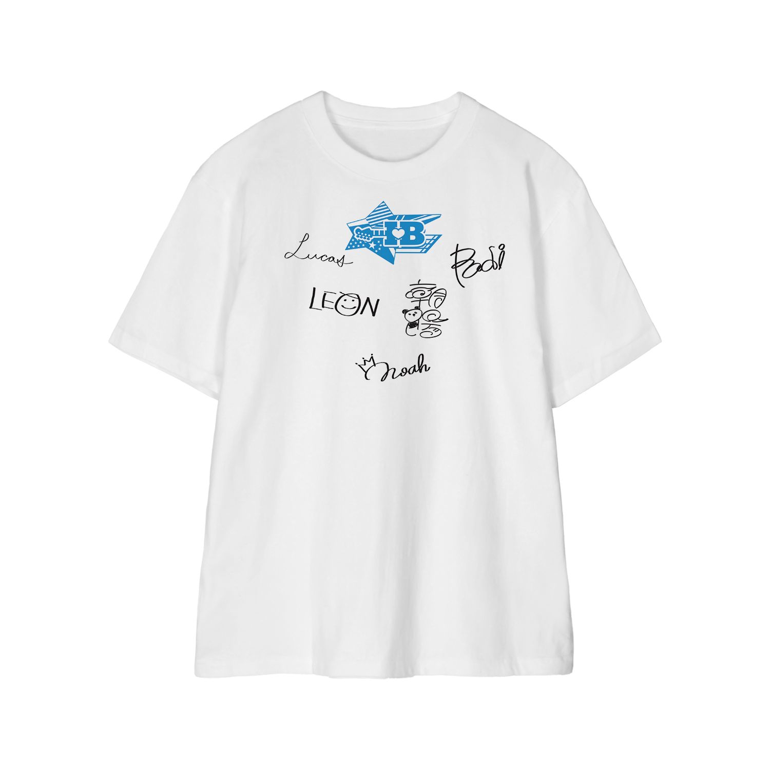 「アイ★チュウ」 I♥B サイン入り風 Tシャツレディース(サイズ/L) - 公式商品画像 | AniSmile