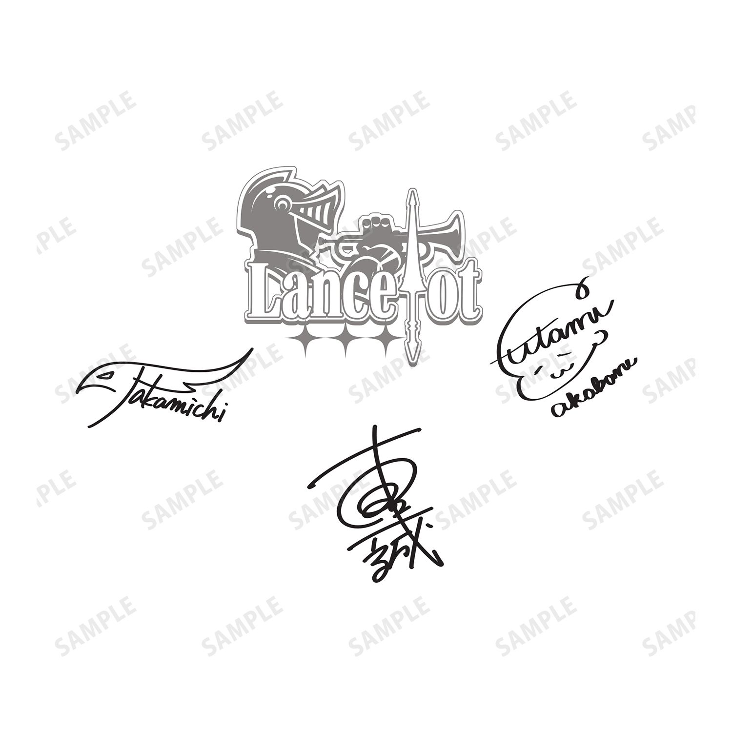 「アイ★チュウ」 Lancelot サイン入り風 Tシャツメンズ(サイズ/S) 画像 3 | AniSmile