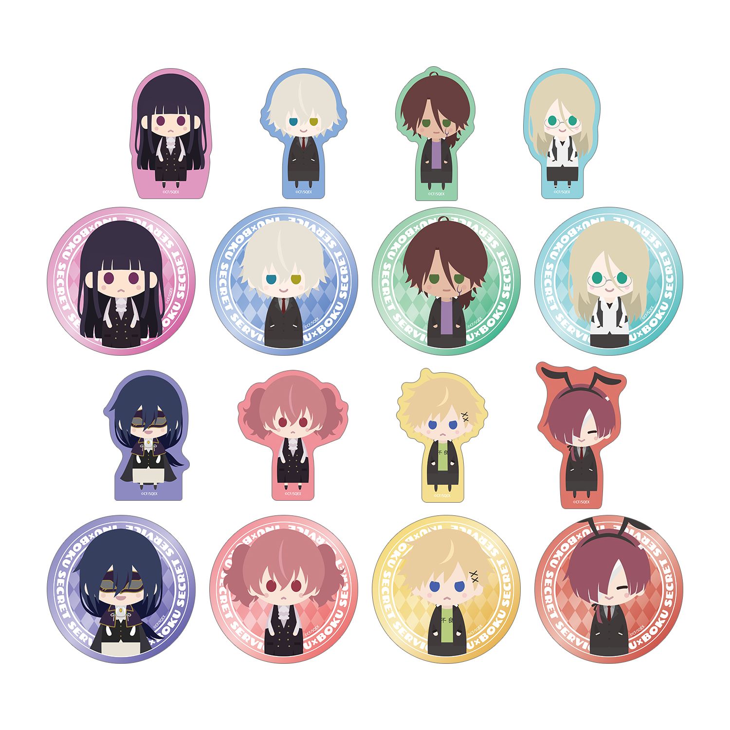 妖狐×僕SS トレーディング NordiQ ダイカットステッカー(単位/単品) - 公式商品画像 | AniSmile