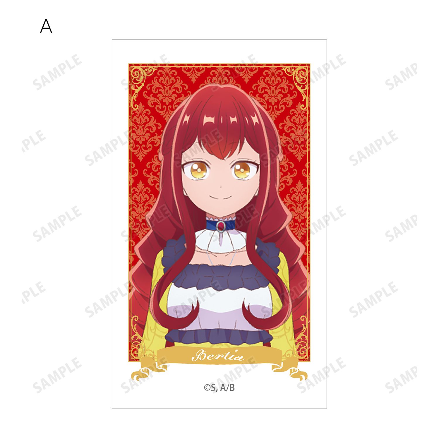 自称悪役令嬢な婚約者の観察記録。 バーティア イラストカード3枚セット 画像 3 | AniSmile