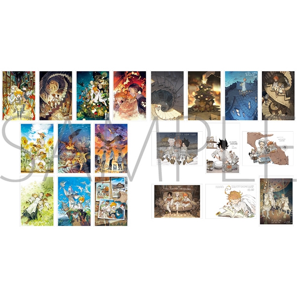 約束のネバーランド ポストカードブックセット - 公式商品画像 | AniSmile