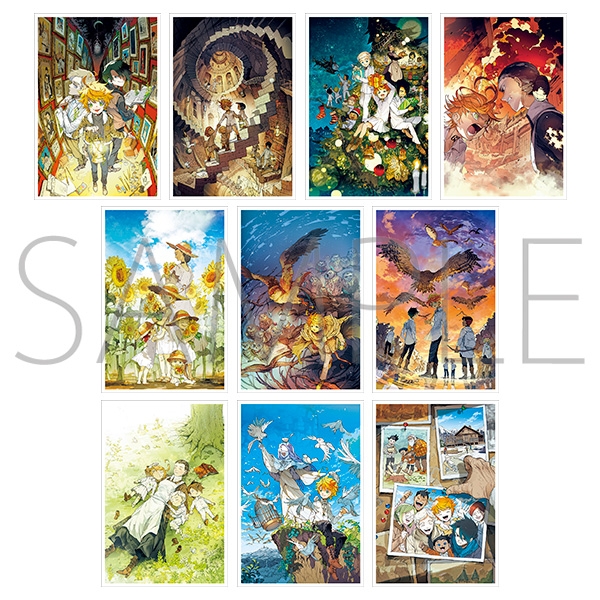 約束のネバーランド ポストカードブックセット 画像 2 | AniSmile