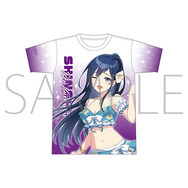 シャインポスト フルグラフィックTシャツ/黒金 蓮 1st Anniversary 画像 2 | AniSmile