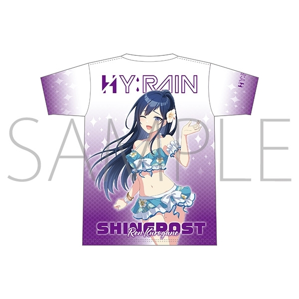 シャインポスト フルグラフィックTシャツ/黒金 蓮 1st Anniversary 画像 3 | AniSmile