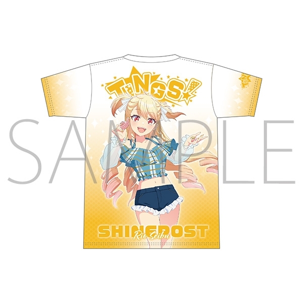 シャインポスト フルグラフィックTシャツ/聖舞 理王 1st Anniversary 画像 3 | AniSmile