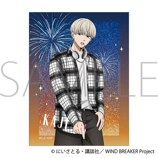 WIND BREAKER ホログラムステッカー/梶 蓮 花火 - 公式商品画像 | AniSmile