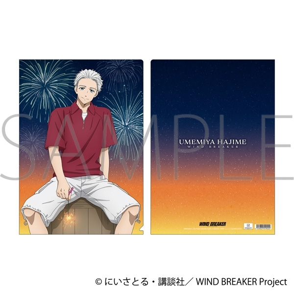 WIND BREAKER クリアファイル/梅宮 一 花火 - 公式商品画像 | AniSmile