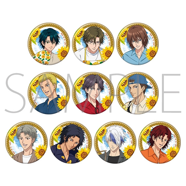 新テニスの王子様 キャラバッジコレクション - 公式商品画像 | AniSmile