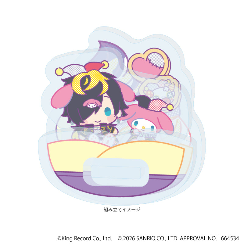 ゆらゆらアクリルスタンド「ヒプノシスマイク SANRIO NAKAYOKU EDIT」17/四十物 十四×マイメロディ(コラボイラスト) 画像 2 | AniSmile