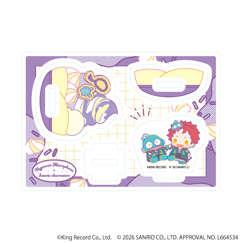 ゆらゆらアクリルスタンド「ヒプノシスマイク SANRIO NAKAYOKU EDIT」16/波羅夷 空却×ハンギョドン(コラボイラスト) - 公式商品画像 | AniSmile