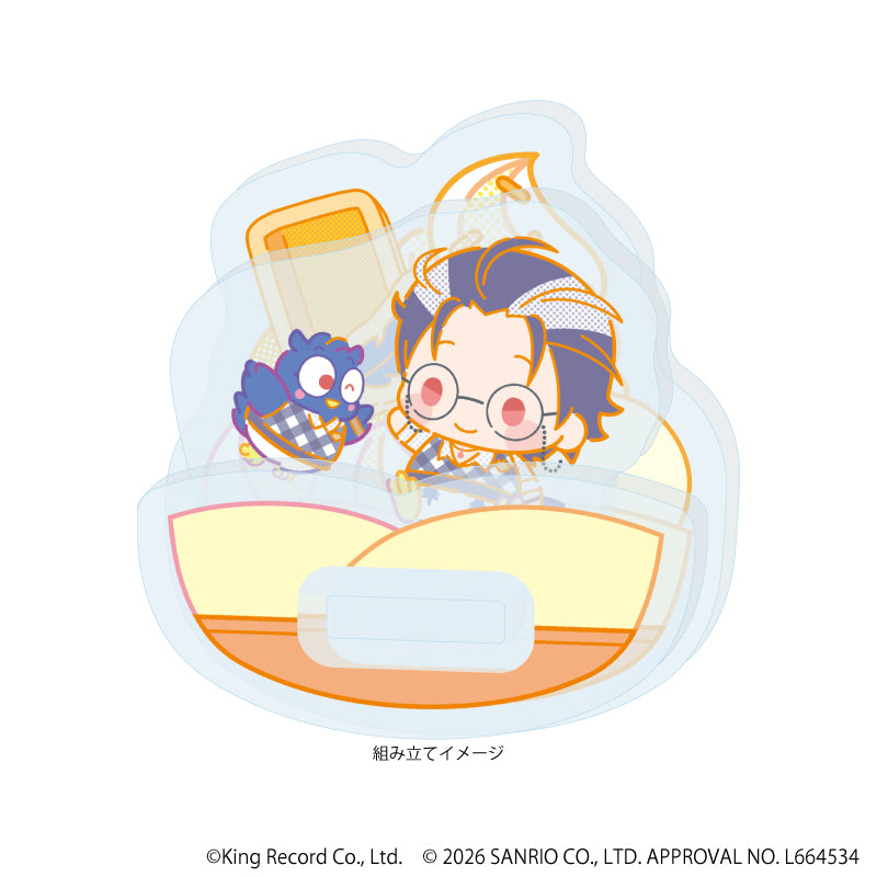 ゆらゆらアクリルスタンド「ヒプノシスマイク SANRIO NAKAYOKU EDIT」14/躑躅森 盧笙×パタパタペッピー(コラボイラスト) 画像 2 | AniSmile