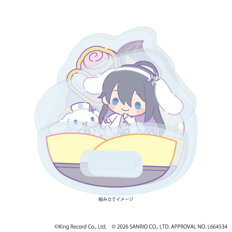 ゆらゆらアクリルスタンド「ヒプノシスマイク SANRIO NAKAYOKU EDIT」10/神宮寺 寂雷×シナモロール(コラボイラスト) 画像 2 | AniSmile