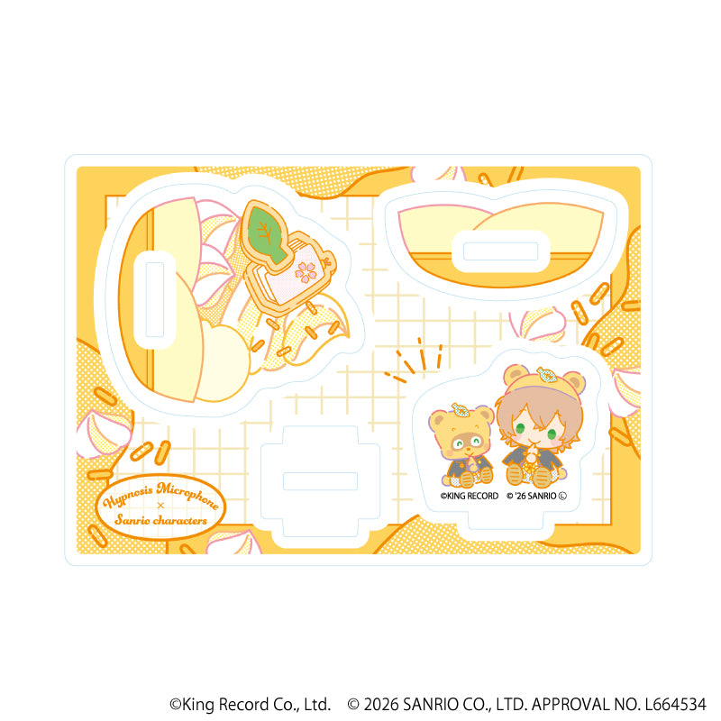 ゆらゆらアクリルスタンド「ヒプノシスマイク SANRIO NAKAYOKU EDIT」08/夢野 幻太郎×ぽこぽん日記(コラボイラスト) - 公式商品画像 | AniSmile