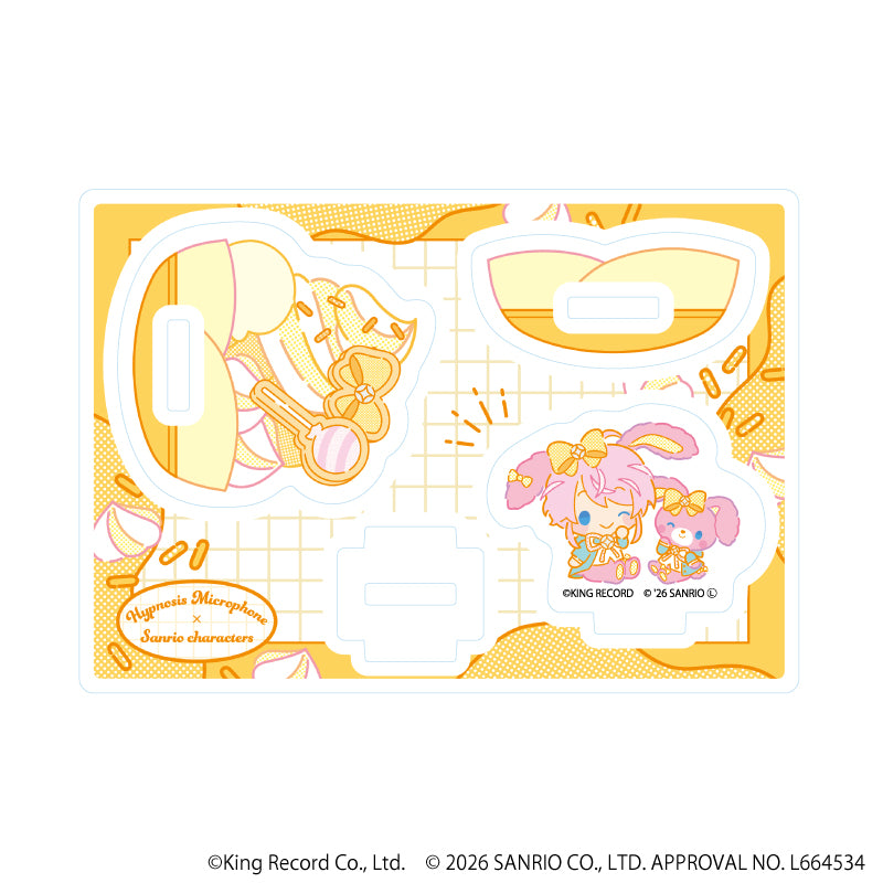 ゆらゆらアクリルスタンド「ヒプノシスマイク SANRIO NAKAYOKU EDIT」07/飴村 乱数×ぼんぼんりぼん(コラボイラスト) - 公式商品画像 | AniSmile